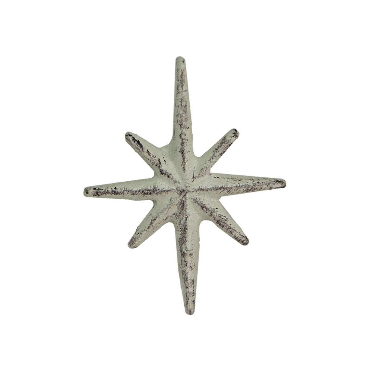 Set of 6 Antique Finish Mid Century Modern Starburst Drawer Pulls